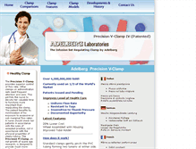 Tablet Screenshot of adelberglaboratories.com